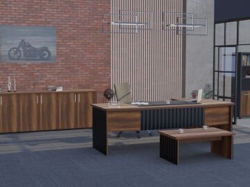 Volume Etejerli Yönetici Masası