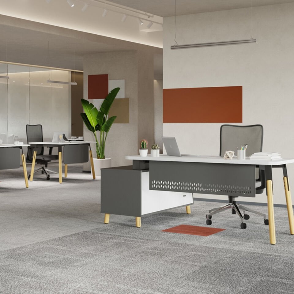 Nord Ahşap Ayaklı Büro Masası