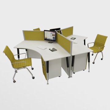 Boomerang Çoklu Ofis Masaları