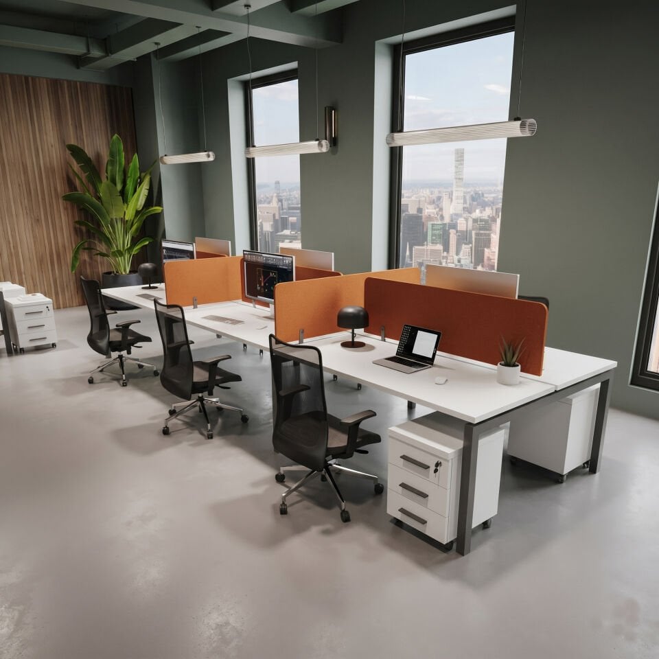 Radikal Altılı Büro Çalışma Masaları