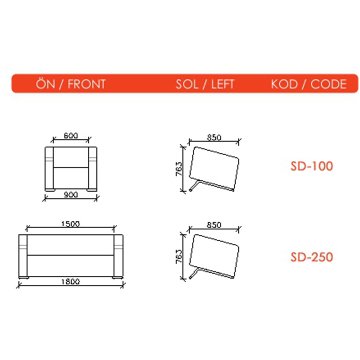 Slide Spor İşyeri Oturma Grubu