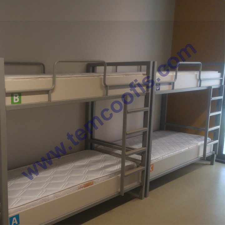 Metal Ranzalı Yurt Odası Mobilyası