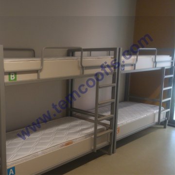 Metal Ranzalı Yurt Odası Mobilyası
