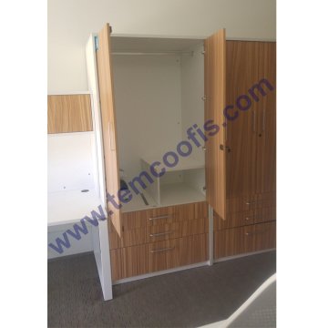 Ahşap Çekmeceli Yurt Karyolası