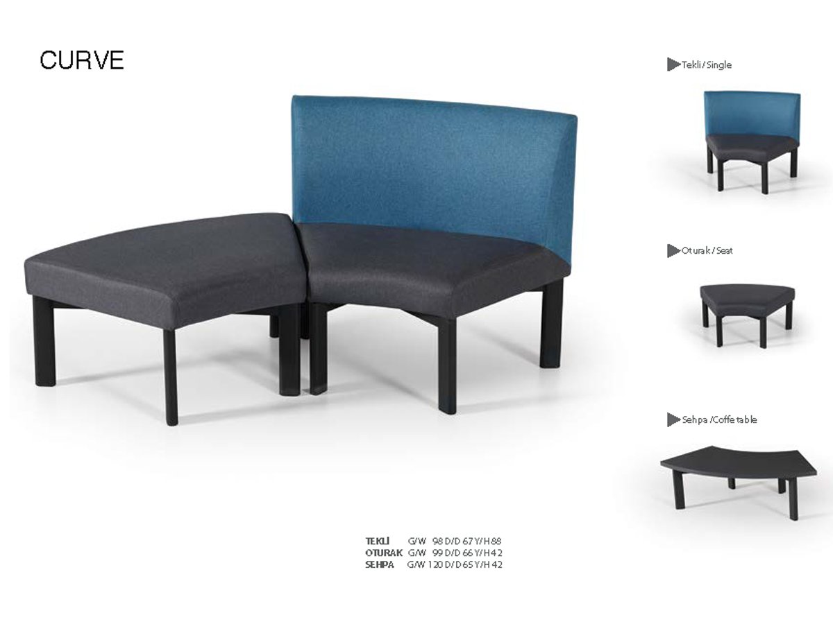 Curve Fonsiyonel Bekleme Koltuğu
