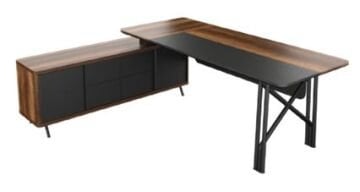 Exe-z 220’lik Sabit Etajerli Masa 30mm Dx Color  Tablalı