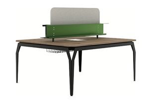 Trim 160’lık 2’li Workstation Masa - 18mm Melamin Tablalı