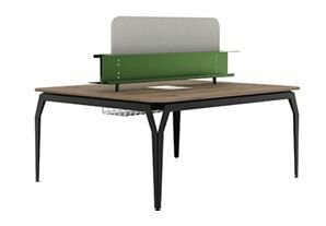Trim 160’lık 2’li Workstation Masa - 18mm Melamin Tablalı