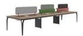 Trim 140’lık 6’lı Workstation Masa - 30mm Melamin Tablalı
